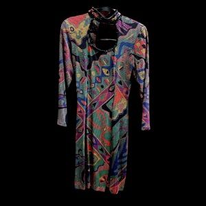 Gorgeous multicolored beaded dress